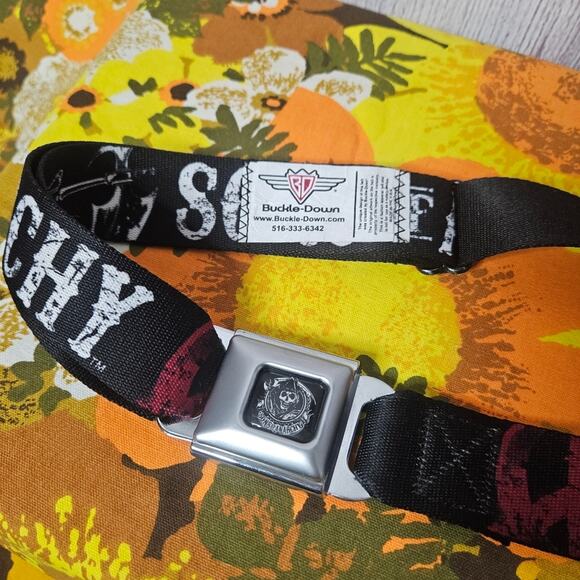 Buckle Down Seatbelt Belt - Sons Of Anarchy TV Show, Adjustable - Picture 2 of 6